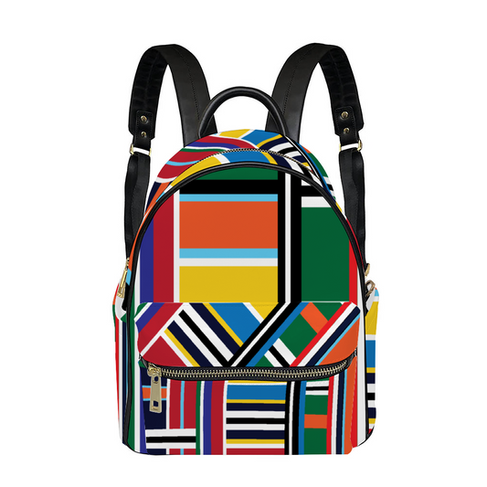 AMMA JO Mini Backpack - "AMMA JO Flag" Print