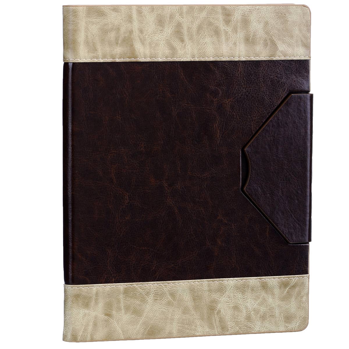 Cream and Brown iPad Cover