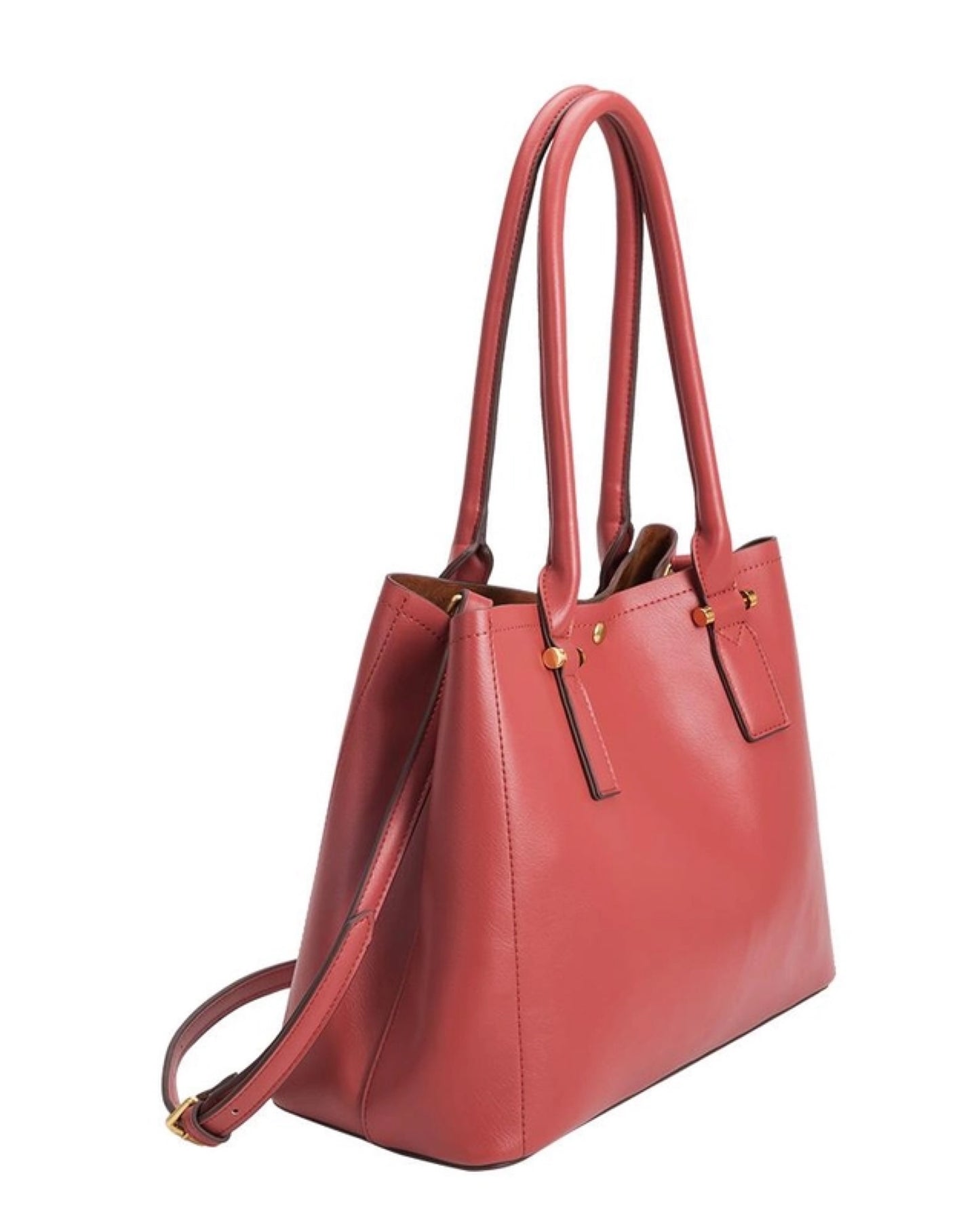 Madison Winter Satchel in Rose