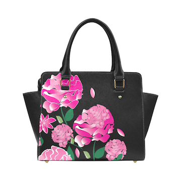 Custom Order - Peony Noire Signature Bag