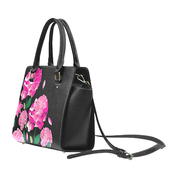 Custom Order - Peony Noire Signature Bag