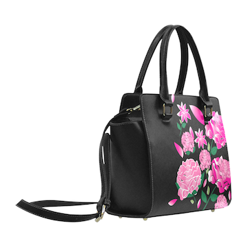 Custom Order - Peony Noire Signature Bag