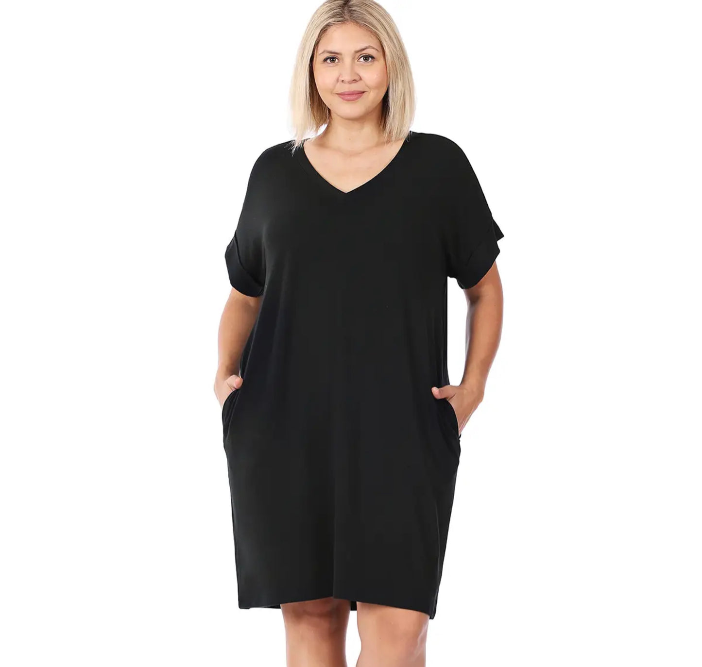 Misses and Plus Sized Pocketed Ready to Wear Dress