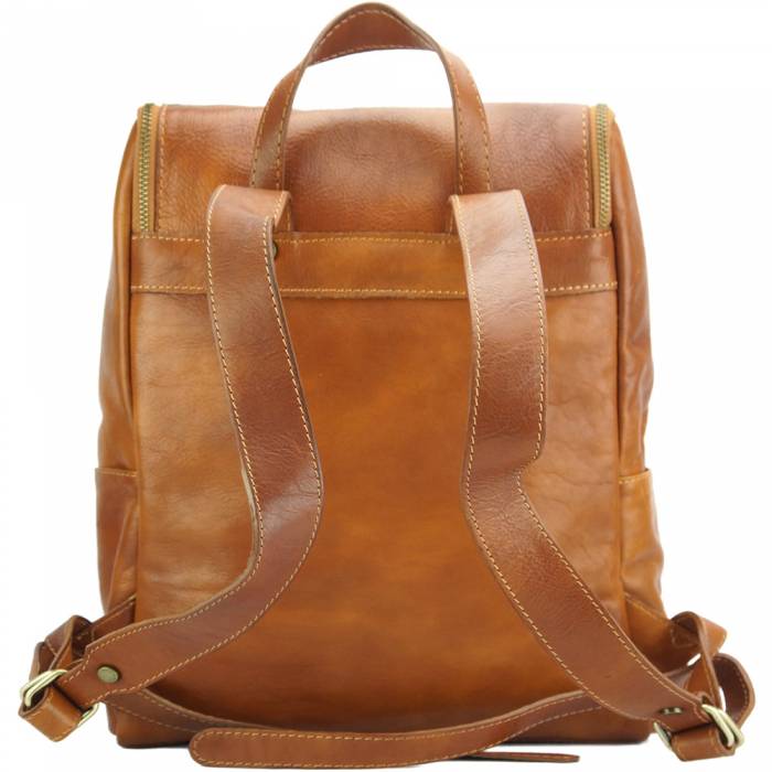 Made in Italy - Vintage Leather Full Size Backpack