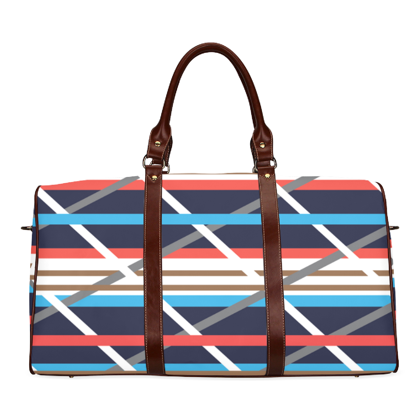 Custom Order - Hamptons Plaid Travel Duffle