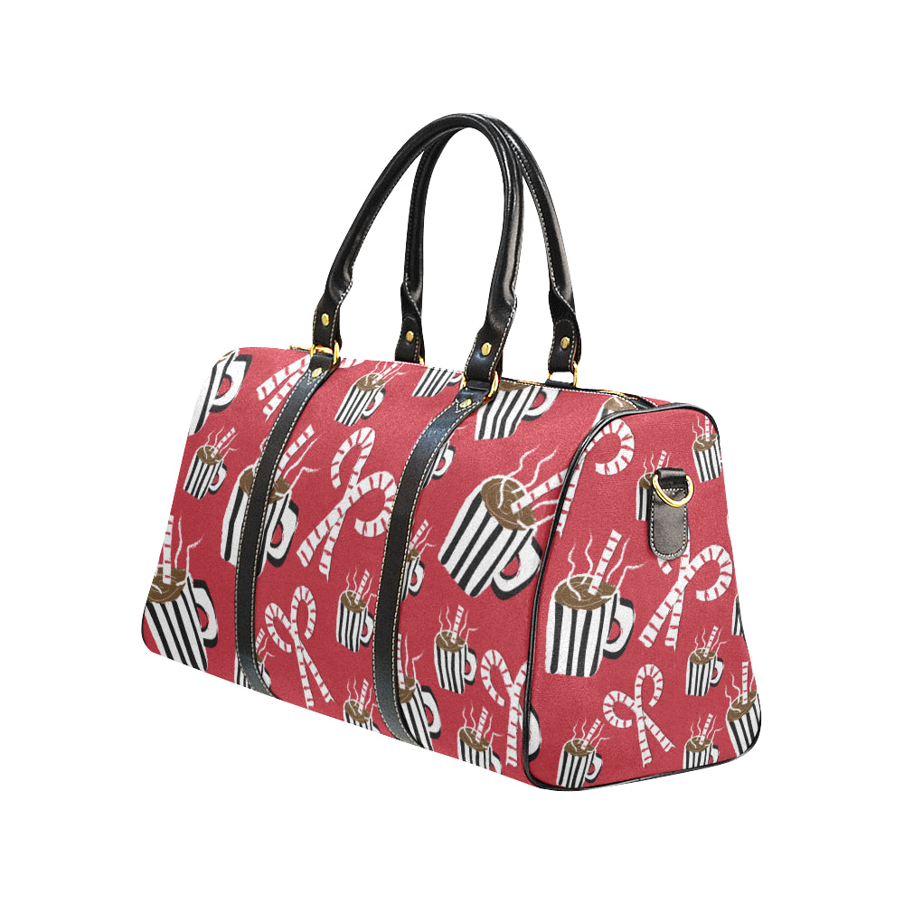 Custom Order - AMMA JO Cocoa and Candy Canes Duffle