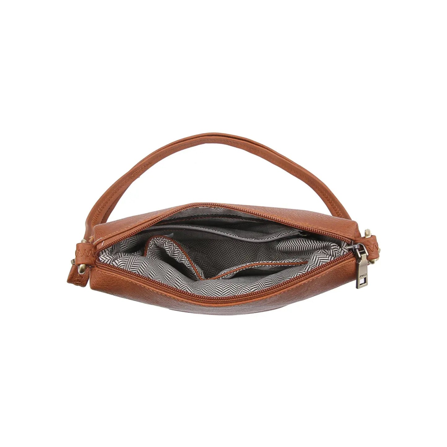 Madison Crossbody in Aztec Pattern Brown Hues