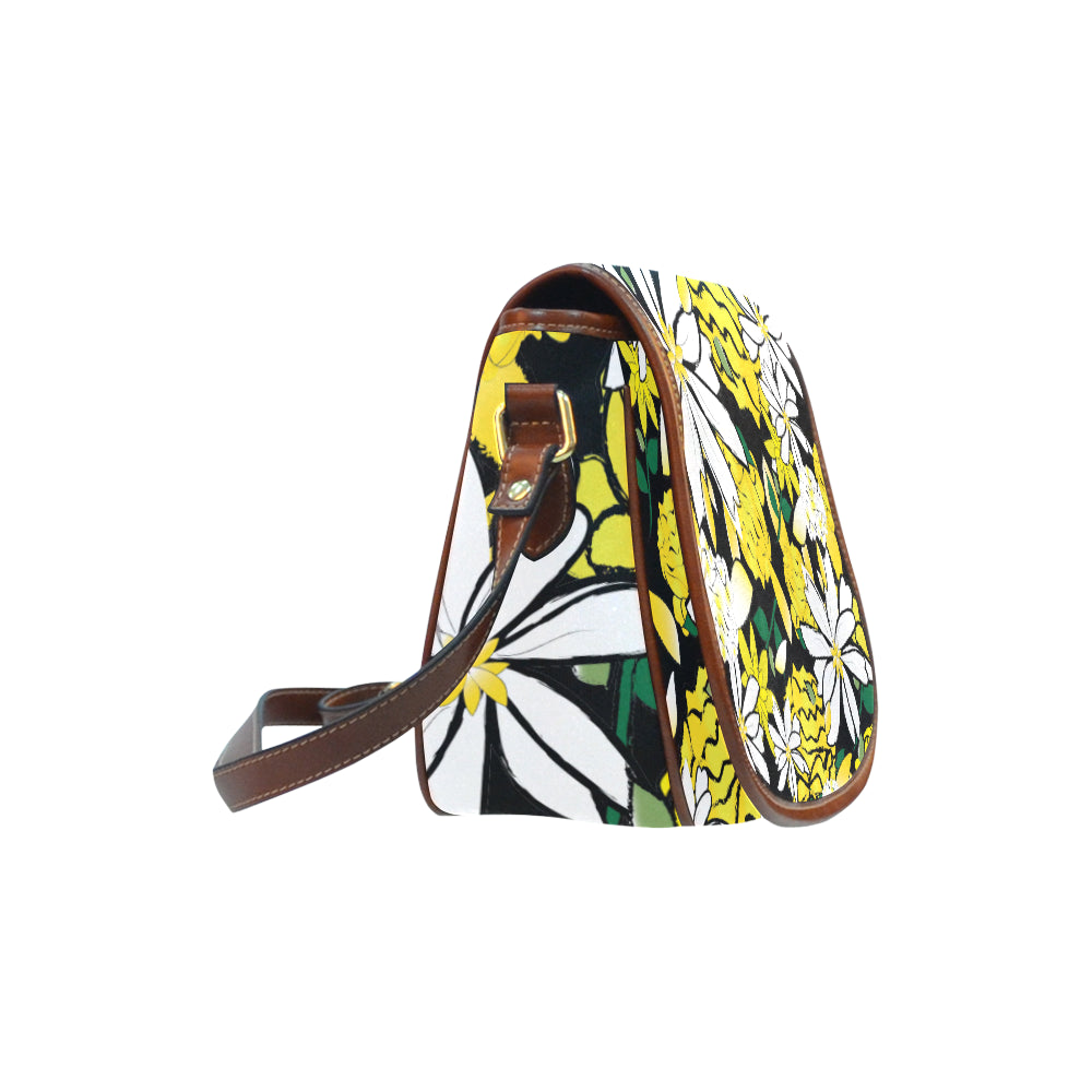 Custom Order - Carly Crossbody Bag (Yellow Fields White)