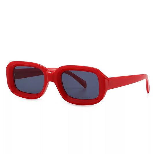 Cherry Red Queen Square AMMA JO Sunglasses