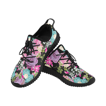 Custom Order - Evening Gardens Running Shoe