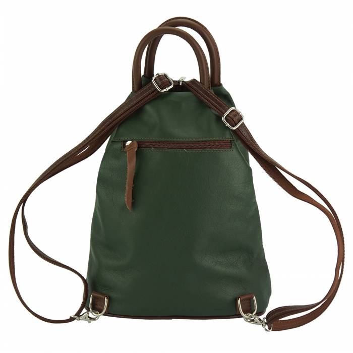 Made In Italy Leather Convertible Sling Backpack, The Leather Shop