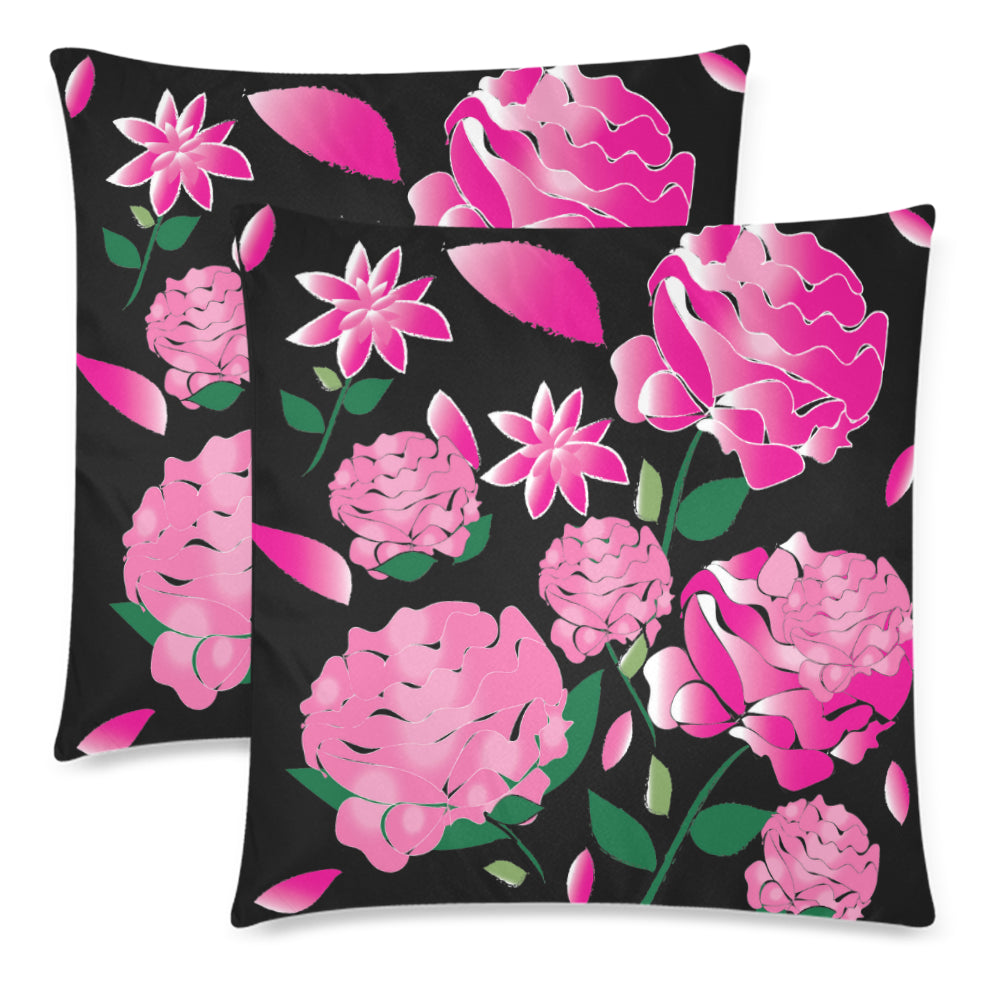 Custom Order - AMMA JO Peony Noire Pillow Set