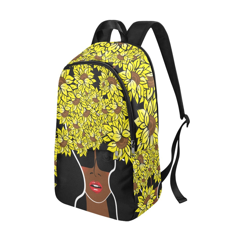 Custom Order - AMMA JO Backpack - Cocoa Sunflower