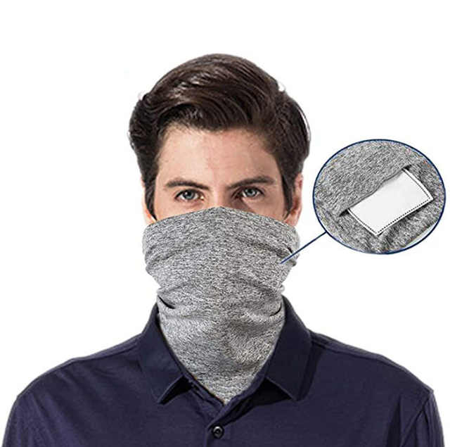 Solid Gaiter Mask with Filter