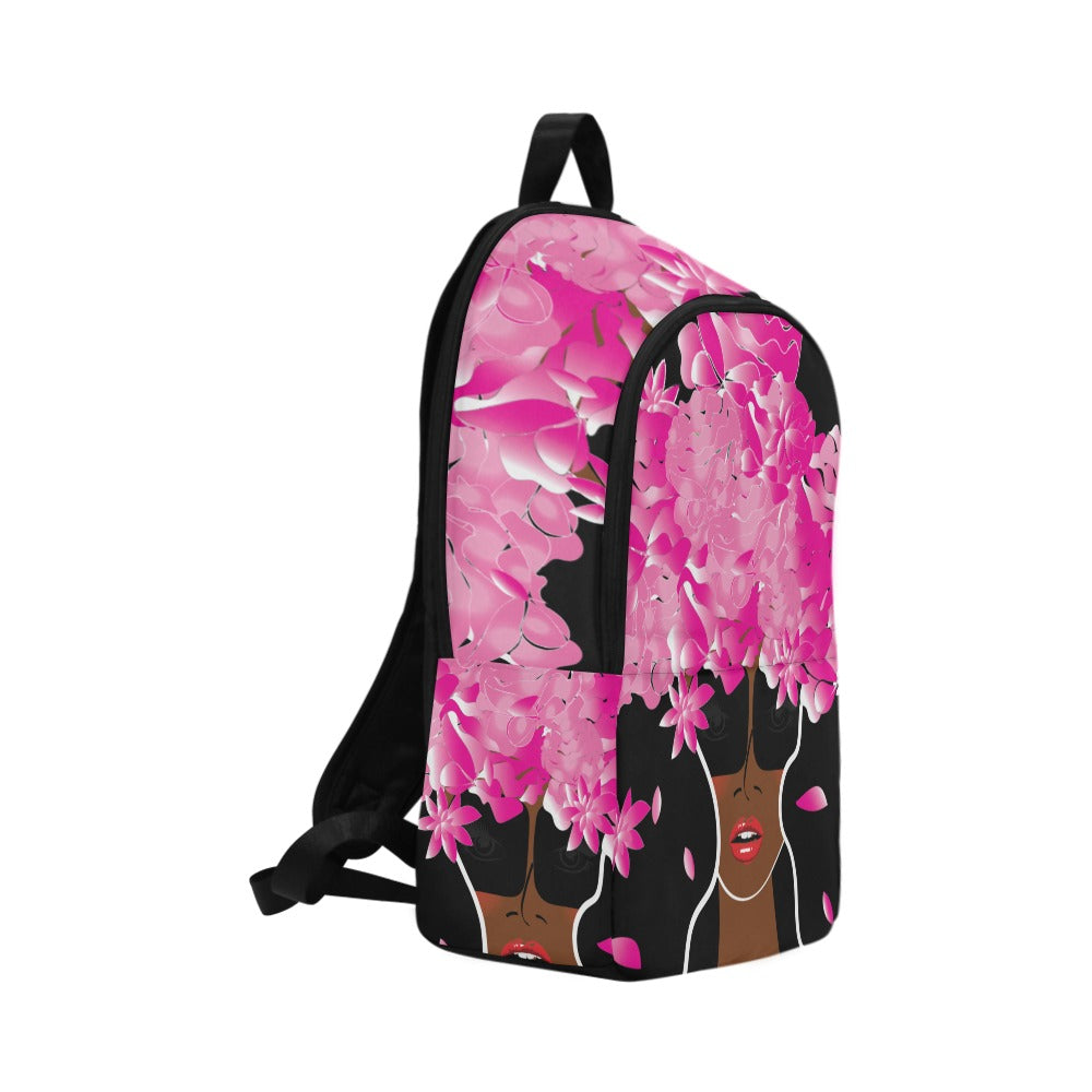 Custom Order - AMMA JO Backpack - Cocoa Peony